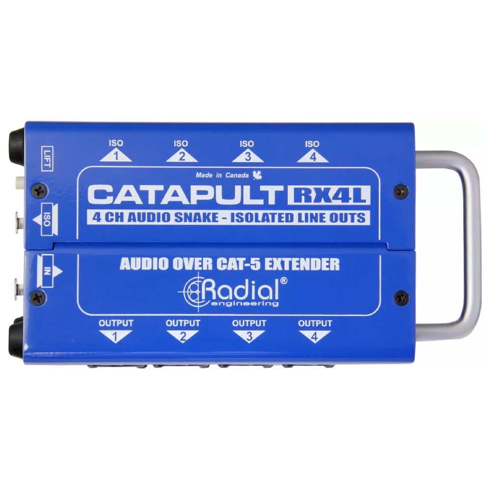 Radial Catapult RX4L 4-Ch Line-Level Audio Snake Receiver