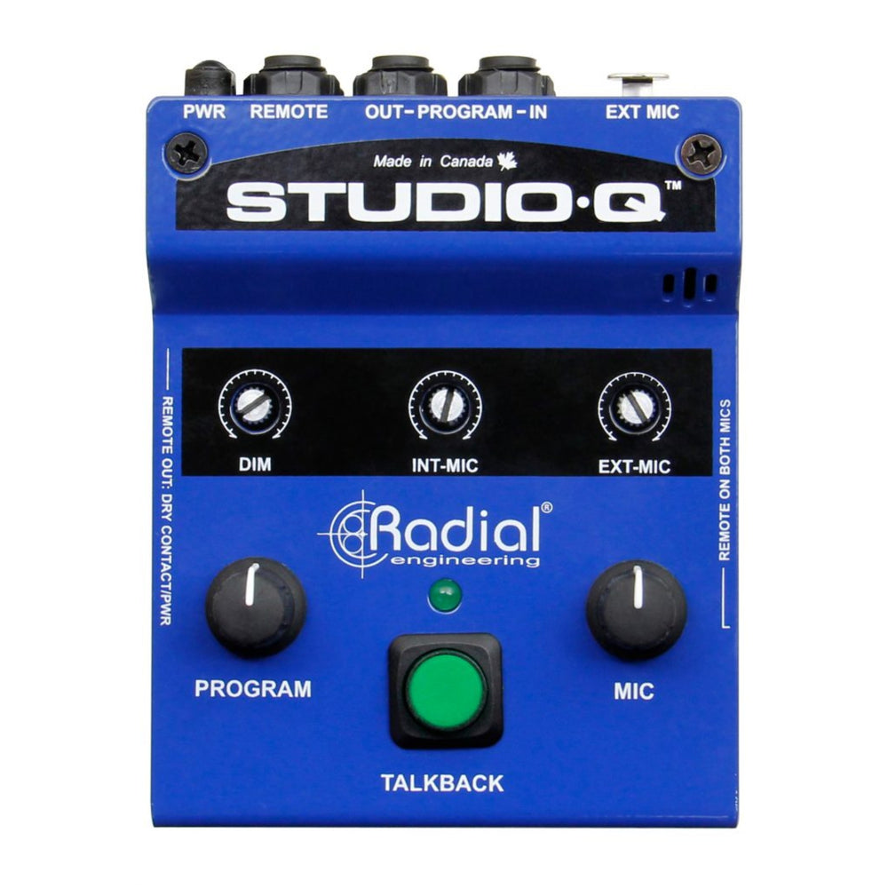Radial Studio Q - Desktop Cue & Talkback Controller