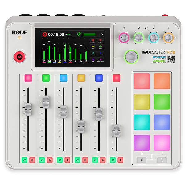 Rode RodeCaster Pro ll Audio Console for PodCasting White