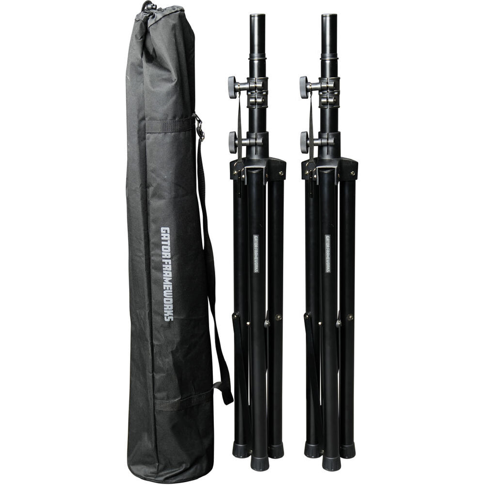 Gator RI-SPKRSTDSET-200-AL Rok-It Speaker Stand Set