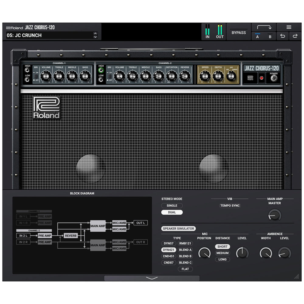 Roland JC-120 Key