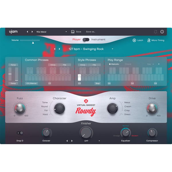 UJAM Virtual Bassist ROWDY 2