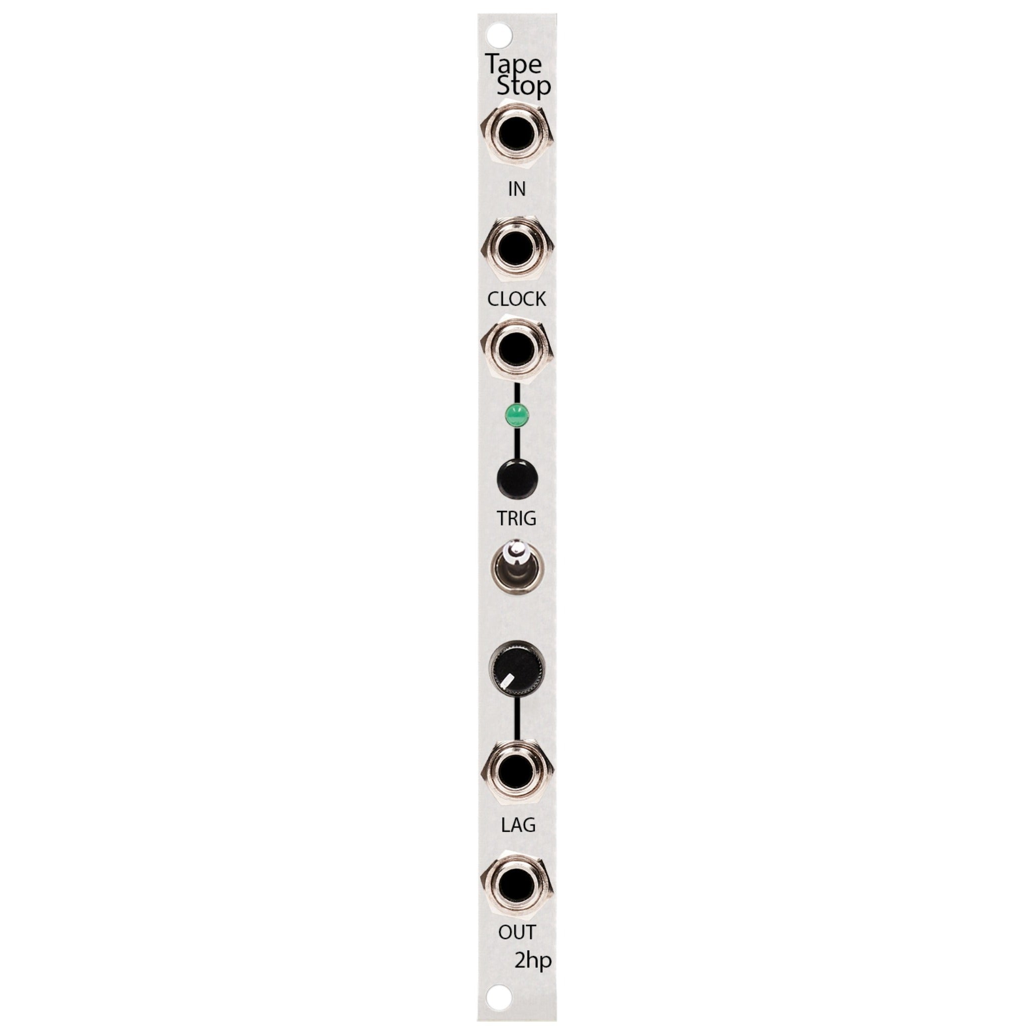 2HP Tape Stop - Syncable Tape Stop Module Silver
