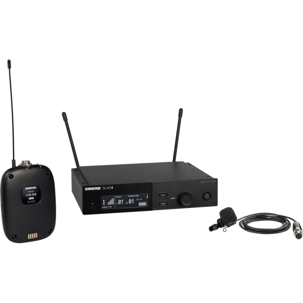 Shure SLXD14/85M-G58 Digital Wireless System WL185m Mic G58