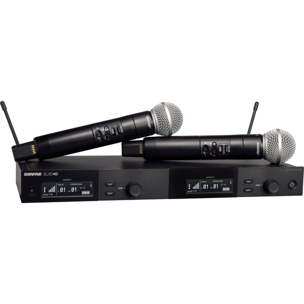 Système sans fil double Shure SLXD24D/SM58-G58 avec 2 SLXD2/58