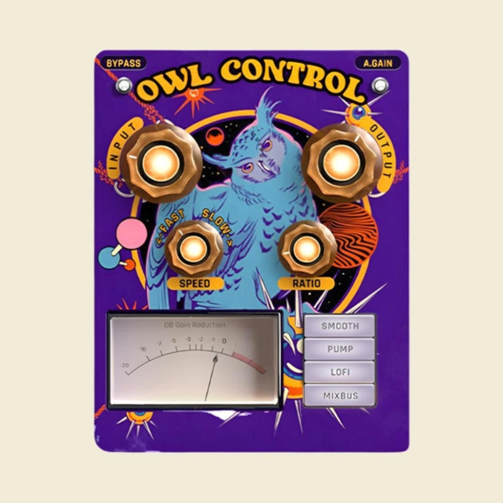 Safari Pedals Owl Control - 4 smart compressors in one wild plugin