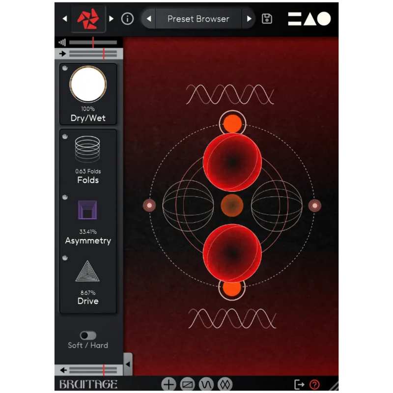 MNTRA Instruments BRUITAGE Reactive Distortion Plugin