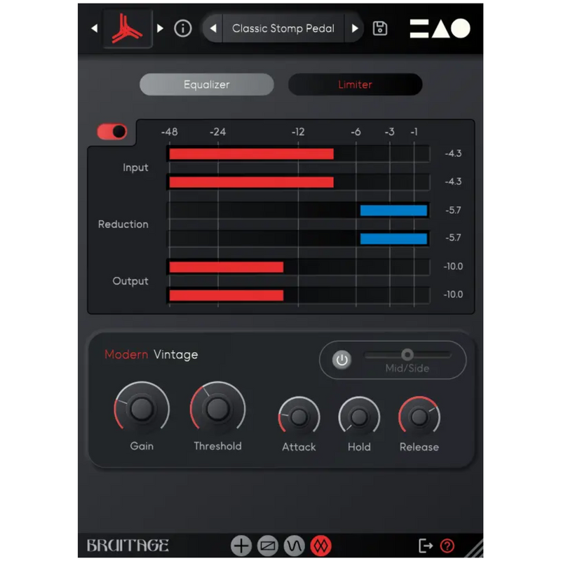 MNTRA Instruments BRUITAGE Reactive Distortion Plugin