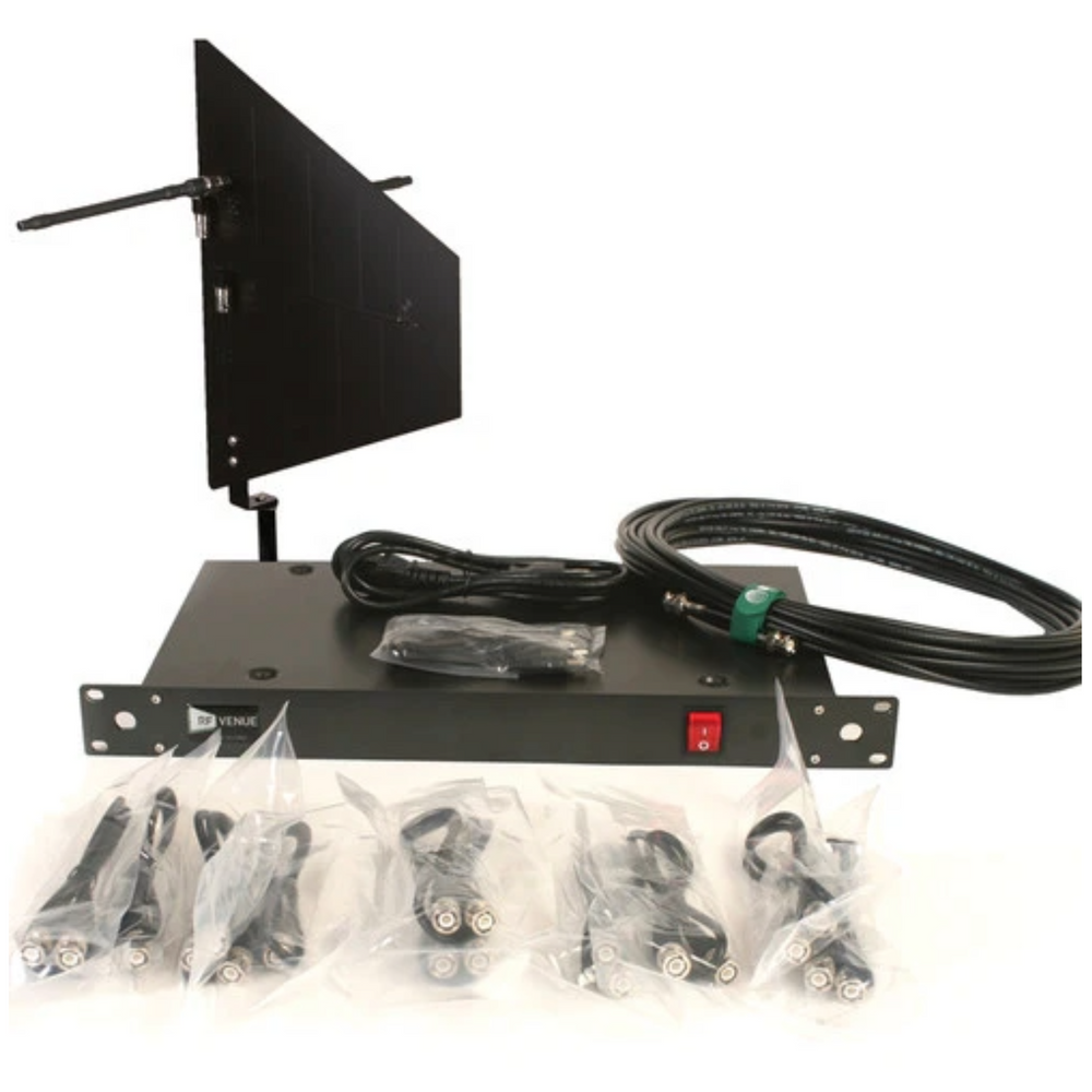Distributeur d'antenne 4 canaux RF Venue DFINBDISTRO4 noir