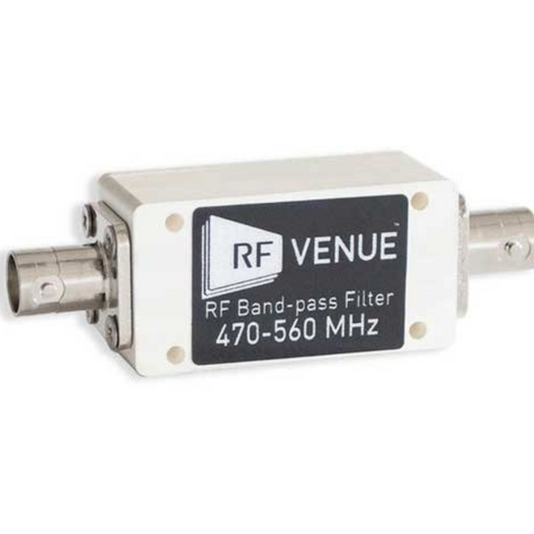RF Venue BPF470T560 RF Band-Pass Filter (470 to 560 MHz)