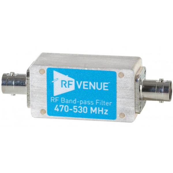 RF Venue BPF470T530 RF Band-Pass Filter (470 to 530 MHz)