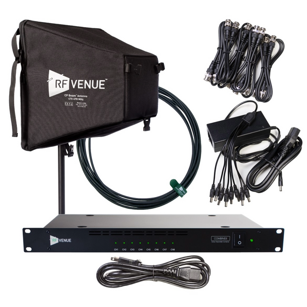 RF Venue COMB8CPB 8-Channel In-Ear Monitor Upgrade Pack