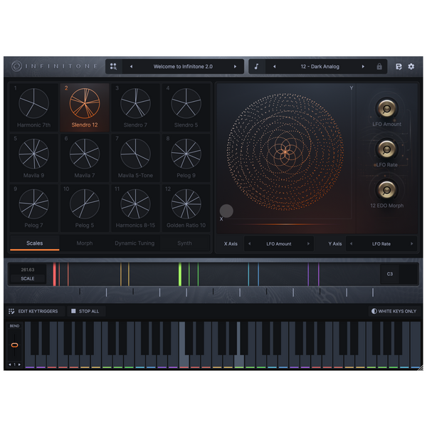 Infinitone 2 - Dynamic Microtuning Software Synth