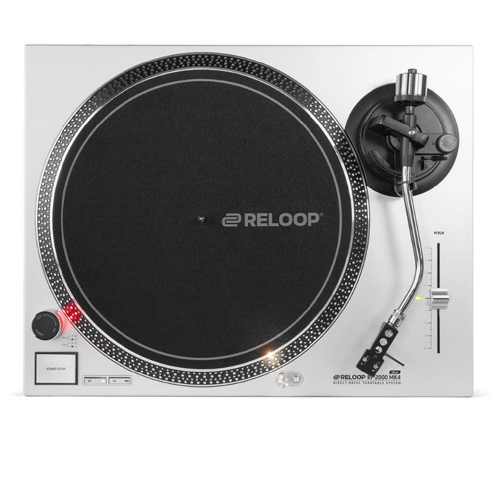 Reloop RP-2000 MK4 Direct-Drive DJ Turntable - Silver