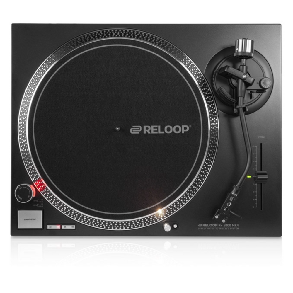 Reloop RP-2000 MK4 Direct-Drive DJ Turntable - Black