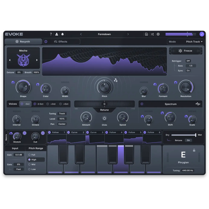Minimal Audio Evoke