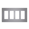 Plaque frontale Savant Ascend - 4 positions (nickel)