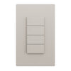 Clavier basse tension Savant Ascend - 4 boutons (amande clair)