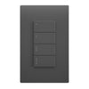 Clavier basse tension Savant Ascend - 4 boutons (gris sidéral)