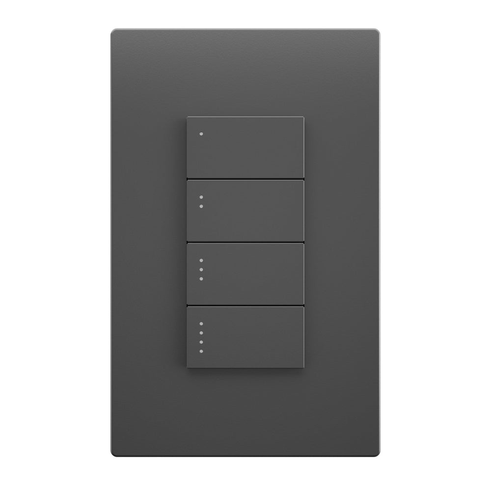 Clavier basse tension Savant Ascend - 4 boutons (gris sidéral)
