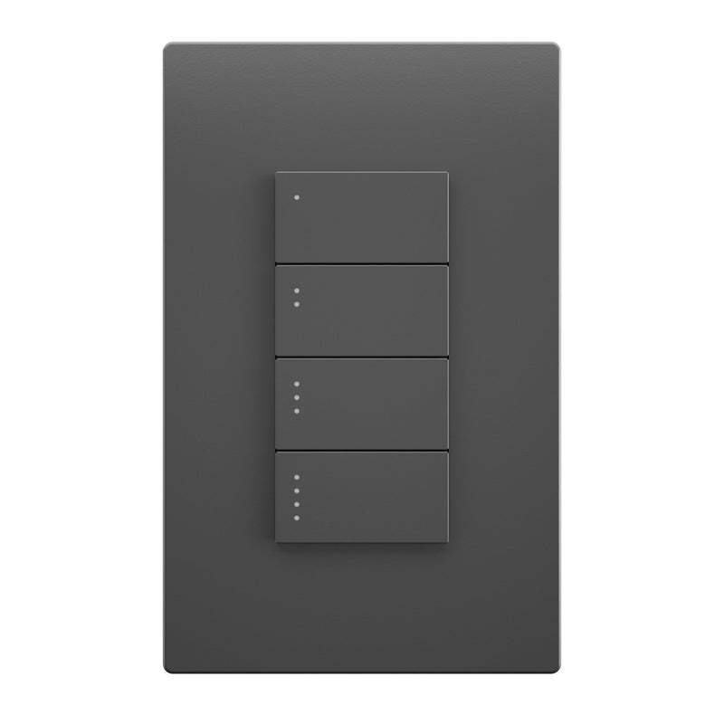 Clavier basse tension Savant Ascend - 4 boutons (gris sidéral)