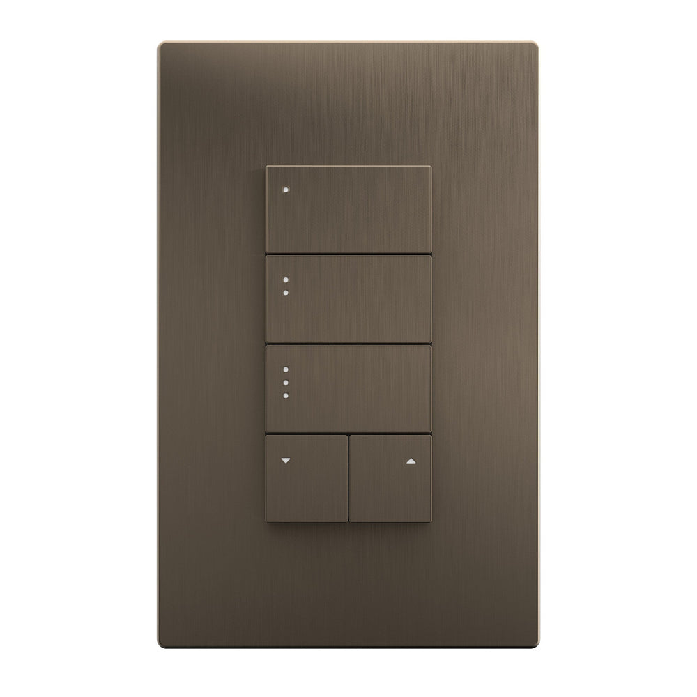 Clavier basse tension Savant Ascend - 5 boutons (bronze brossé)
