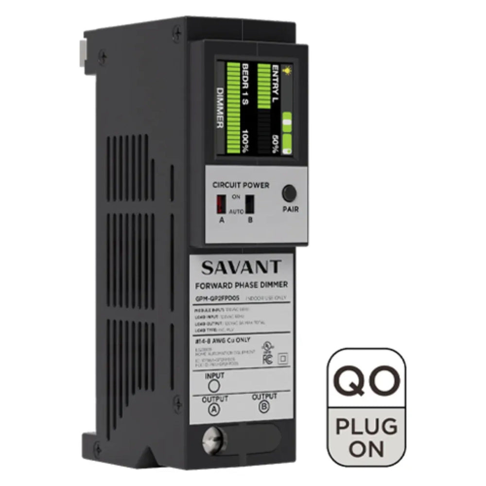 Module d'éclairage Savant Qo Fpd, Pon