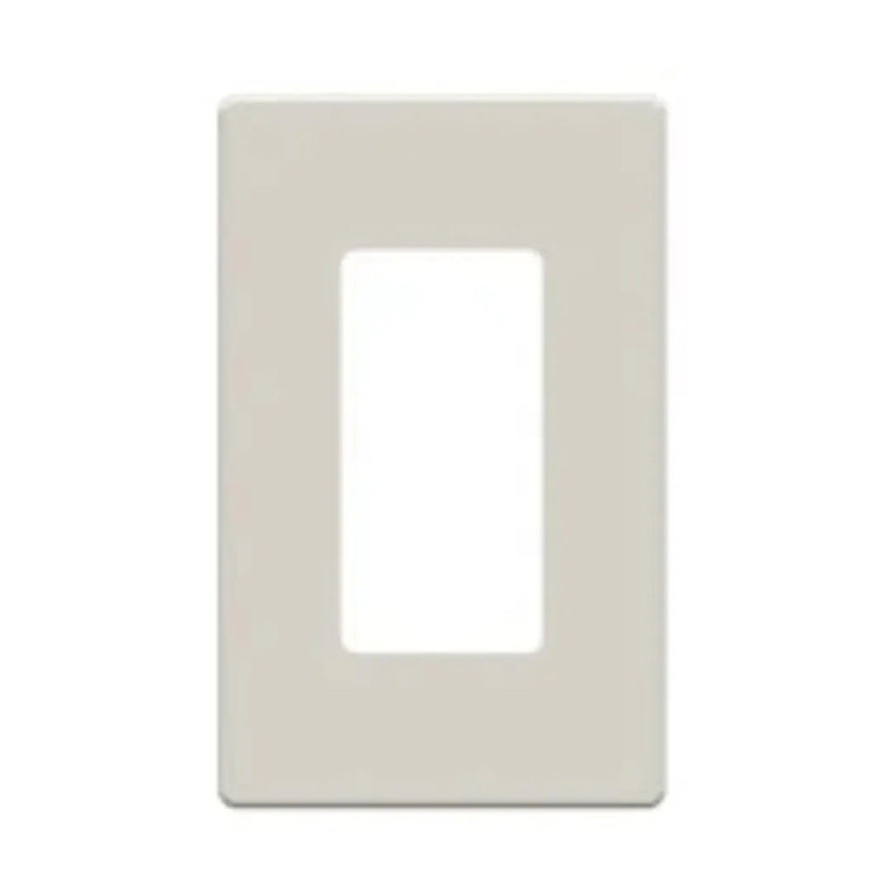 Plaque frontale sans vis Savant : simple gang (amande clair)