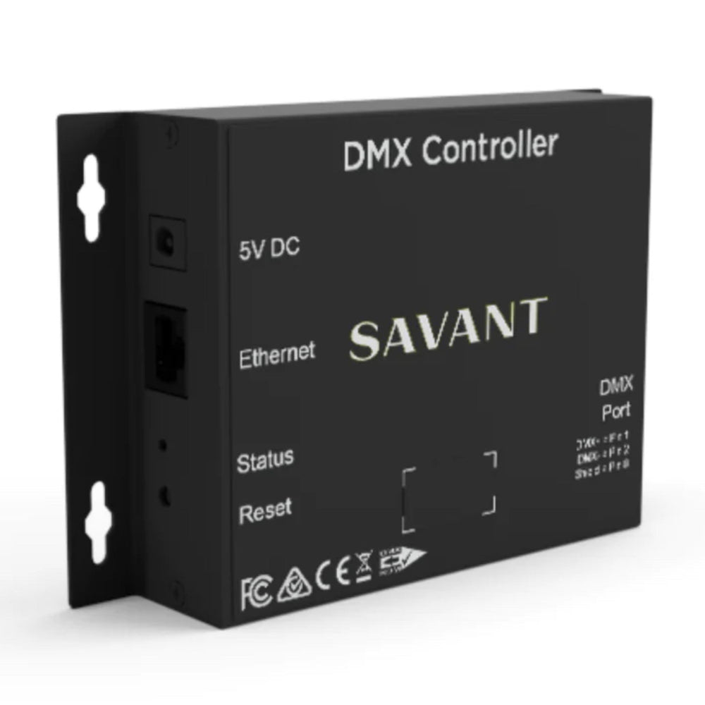 Contrôleur d'éclairage basse tension DMX filaire Savant