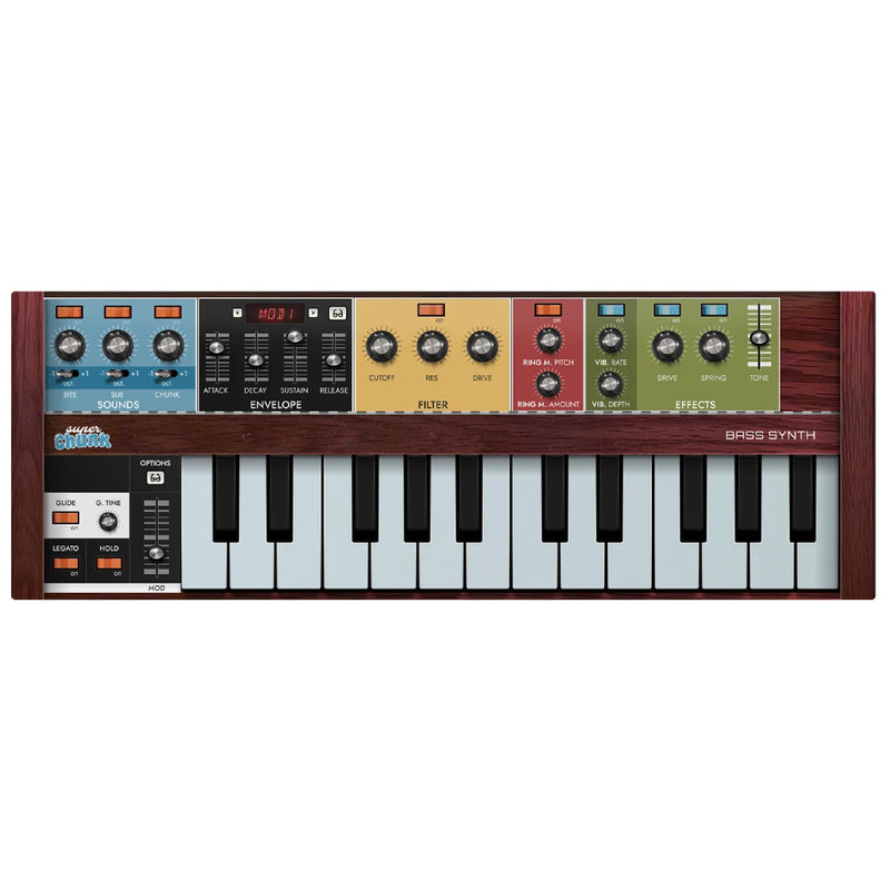 Super Keys Super Chunk - Vintage Bass Synthesizer