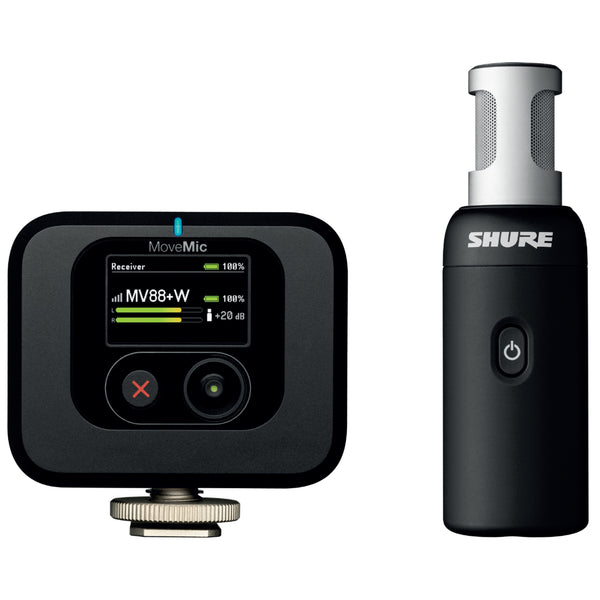 Shure MV88+W-KIT-Z7 - Wireless Stereo Mic, Camera Receiver