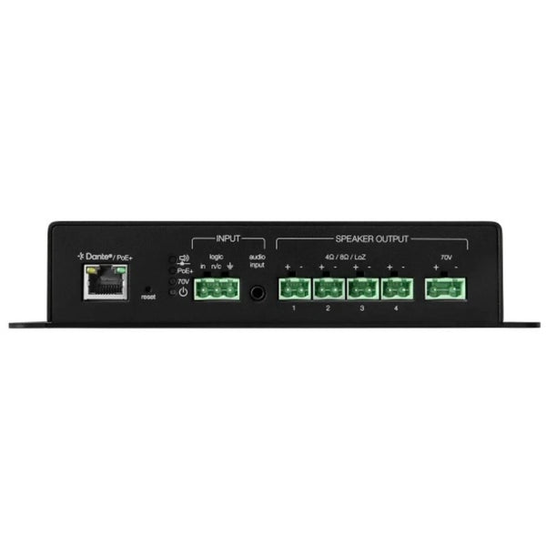 Shure MXN-AMP 4-channel Networked Amplifier With Poe/poe+