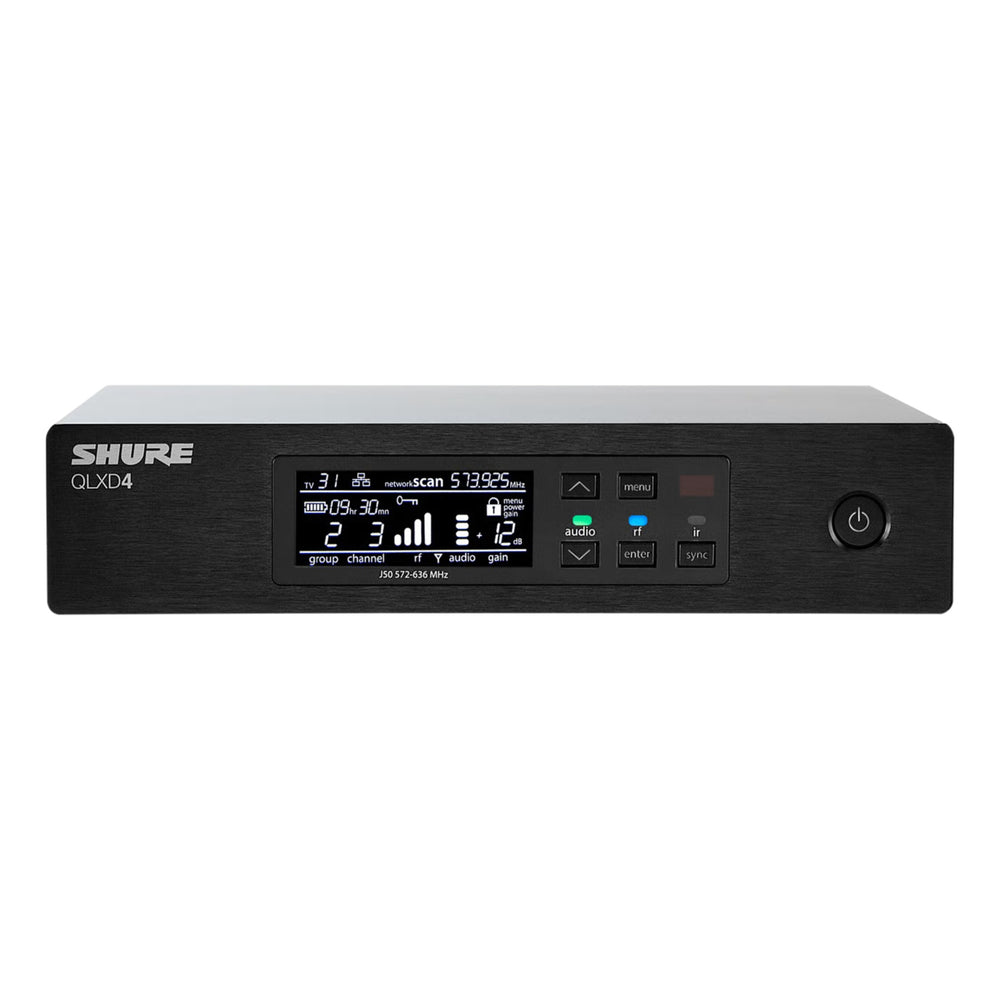 Shure QLXD4-H50 Digital Wireless Receiver