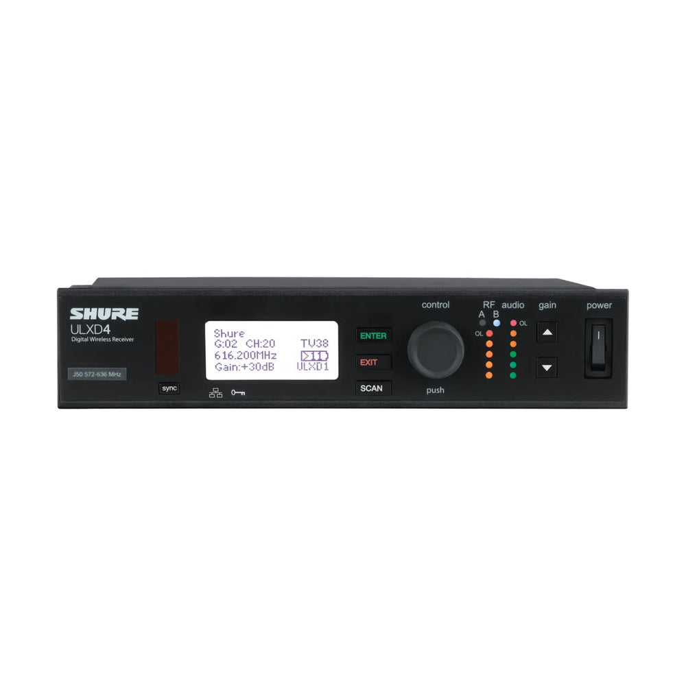 Shure ULXD4-V50 Digital Wireless Receiver