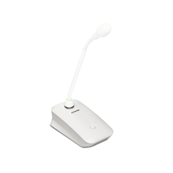 Shure ULXD8W-H50 White Wireless Gooseneck Base Transmitter