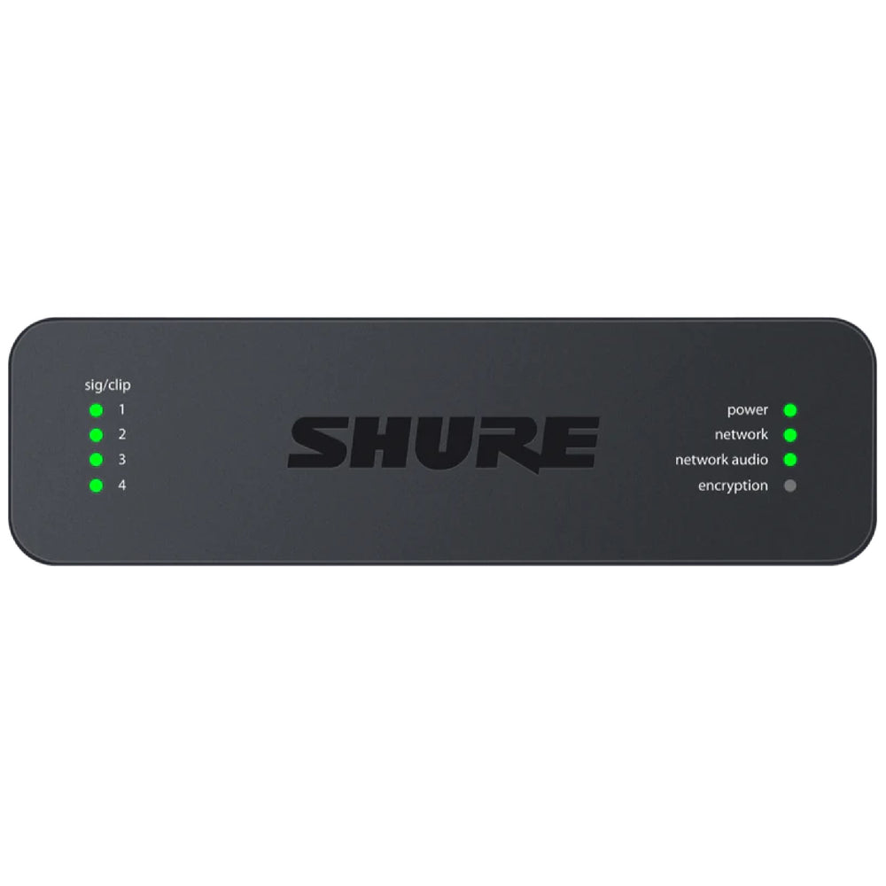Interface réseau audio Shure ANI4IN-BLOCK - 4 entrées bloc