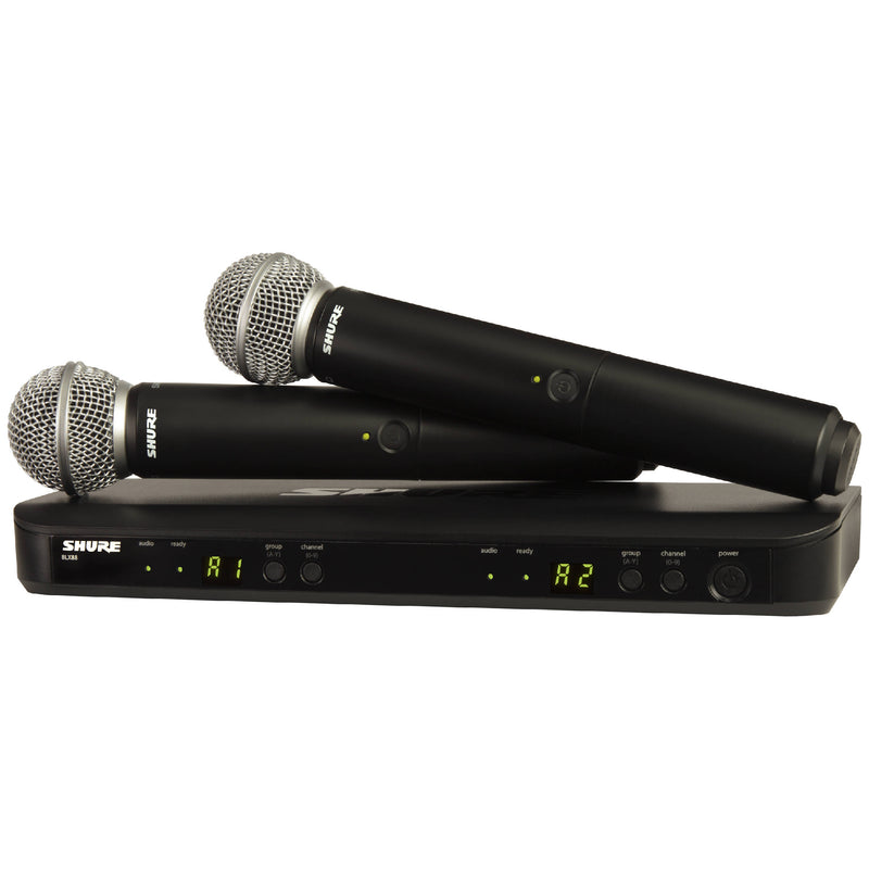 Shure BLX288/SM58-H11 Wireless Vocal System With Two SM58