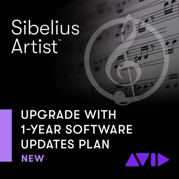 Sibelius Artist Upgrade with 1-Year Software Updates Plan (New)