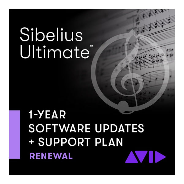 Sibelius Artist 1-Year Software Updates + Support Plan Renewal