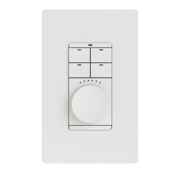 Savant Metro Wireless Dial Keypad - MLV Dimmer (Snow White)