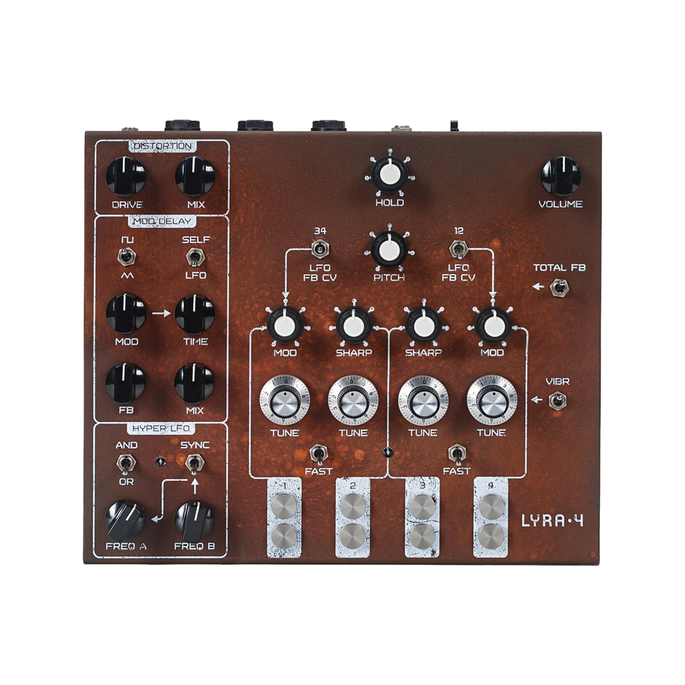 Soma Laboratory Lyra-4 Drone Synthesizer Rust