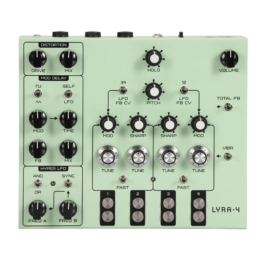 Soma Laboratory Lyra-4 Drone Synthesizer Green
