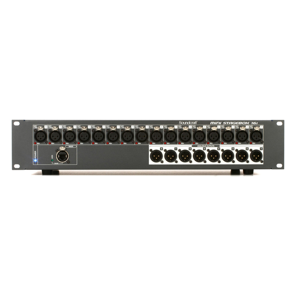Soundcraft Mini Stagebox 16i 16-channel Digital Stagebox - front view