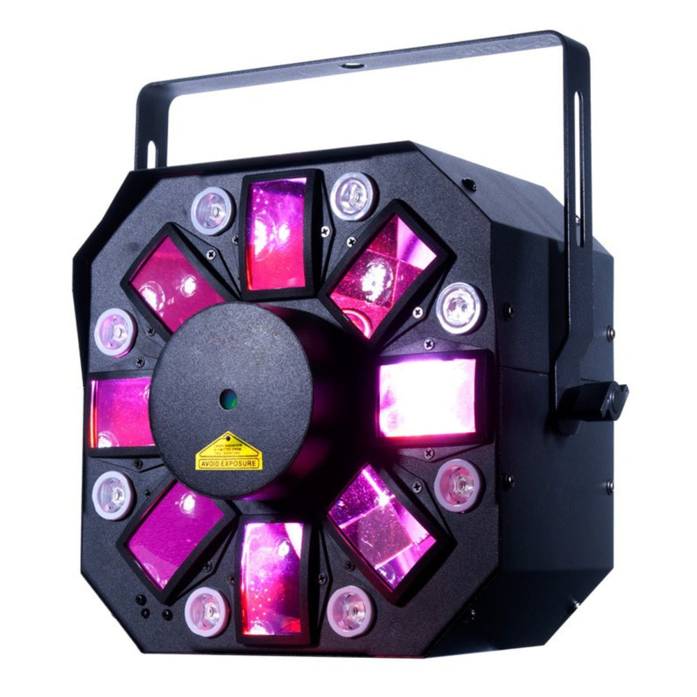 American DJ DMX 3-in-1 LED Effect Fixture w/ 6x 5W RGBWYP La