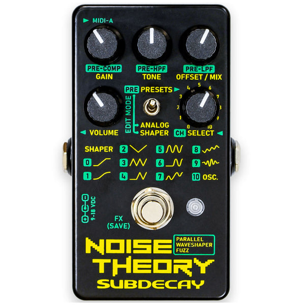 Subdecay Noise Theory Parallel Waveshaper Fuzz Pedal