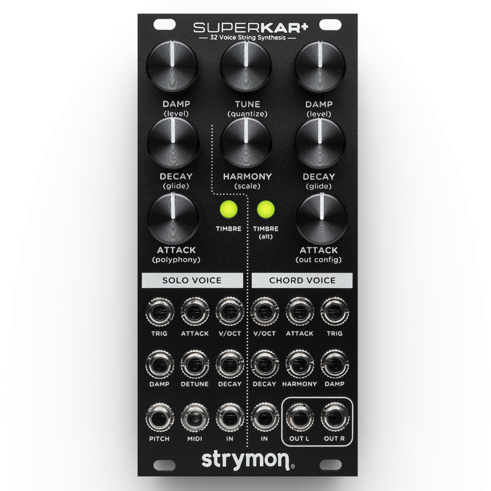 Strymon SuperKar+ 32 Voice Karplus Strong Synth Module