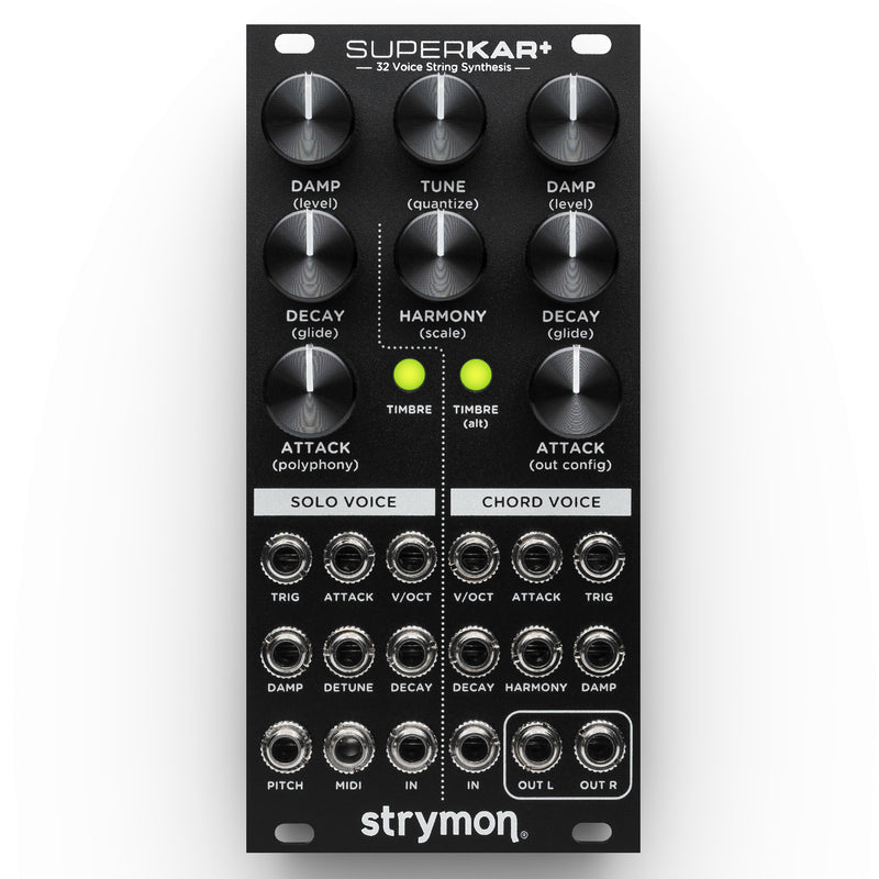 Strymon SuperKar+ 32 Voice Karplus Strong Synth Module