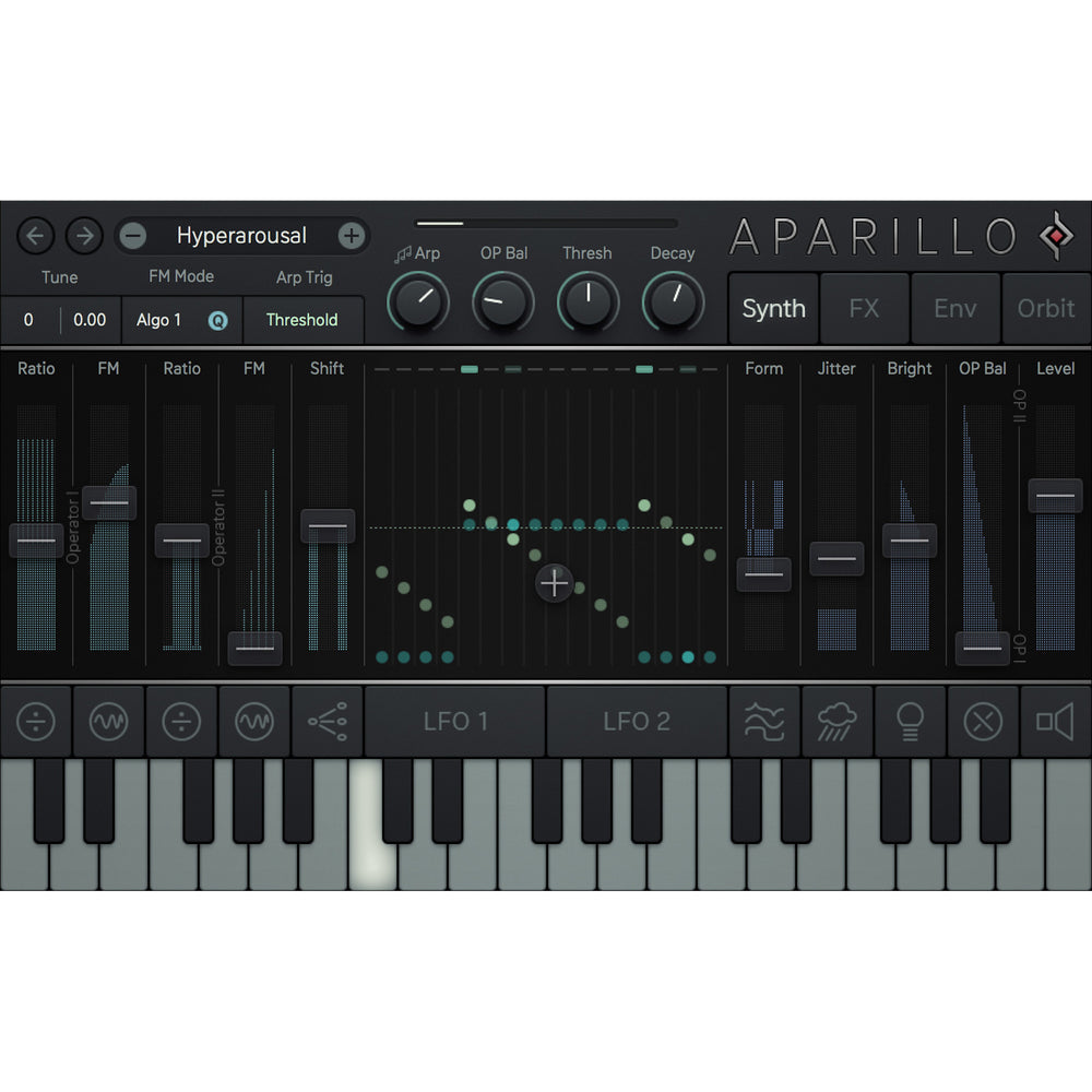 Sugar Bytes Aparillo - 16-voice-unison textural Synth