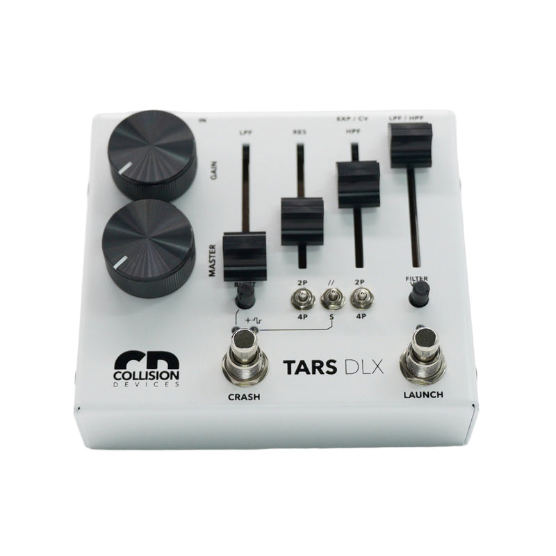 Collision Devices TARS DLX Fuzz with 2 Analog Filters White