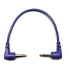 Tendrils Right Angled Eurorack Patch Cable 10Cm Indigo 6 Pac